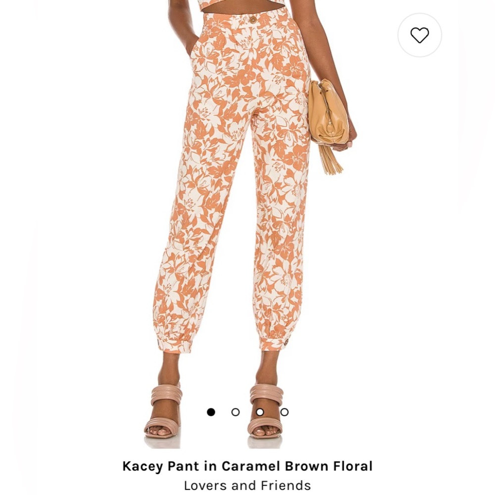 Kacey Pant in Caramel Brown Floral- Size Small
Lovers and Friends